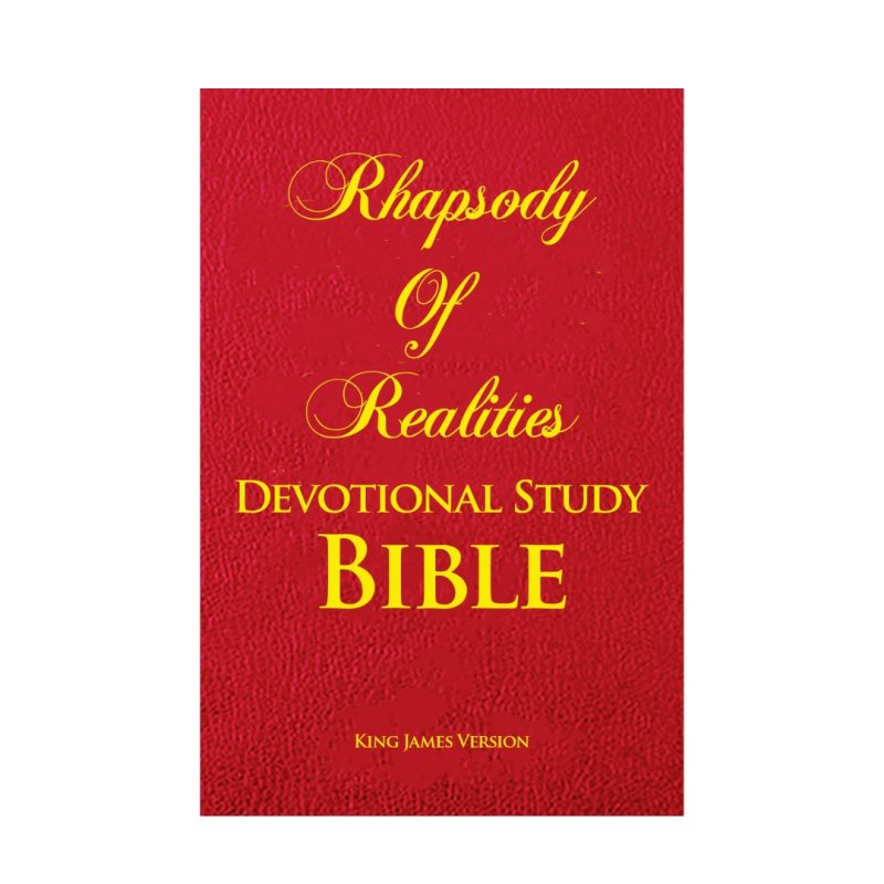 Rhapsody Of Realities Devotional Study Bible, book cover