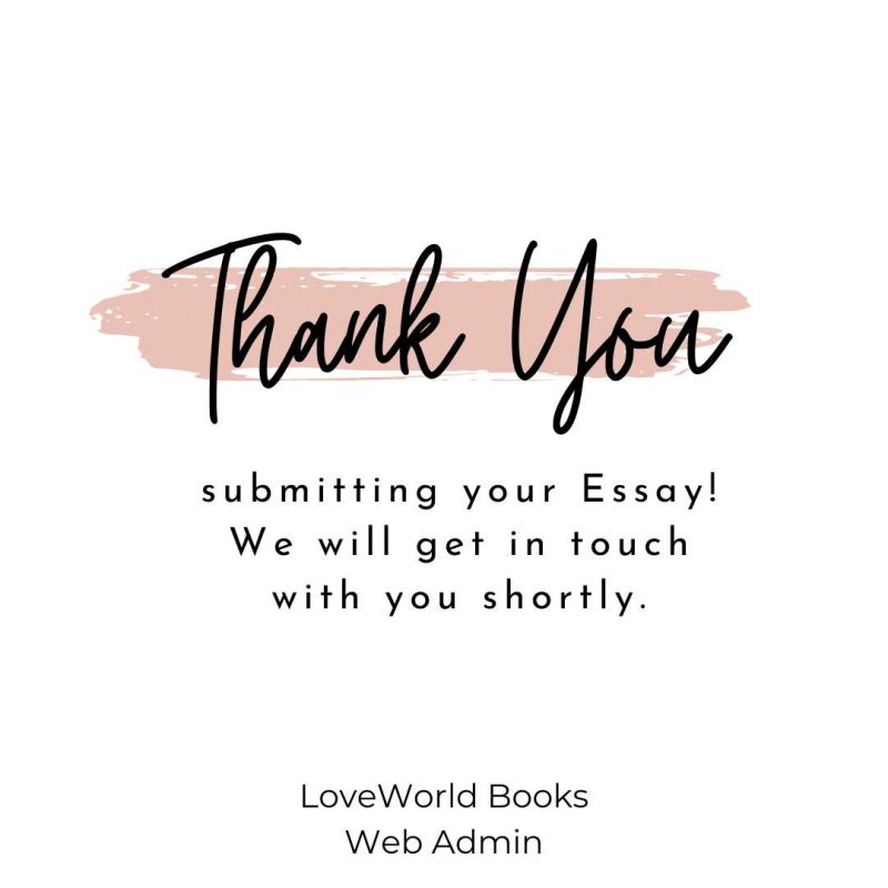 Thank you for submitting your Essay!
We will get in touch with you shortly.