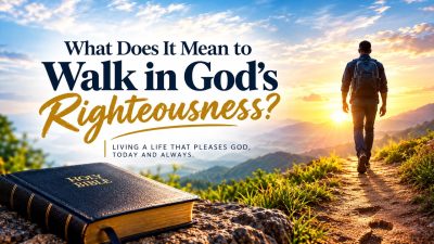 What does it mean to work in God's Righteousness